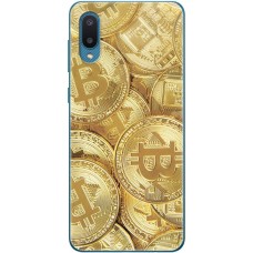 Чохол для Samsung Galaxy A02 (A022) MixCase гроші биткоин