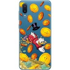 Чохол для Samsung Galaxy A02 (A022) MixCase гроші скрудж макдак у золоті