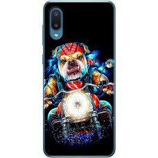 Чохол для Samsung Galaxy A02 (A022) MixCase звірі бульдог байкер