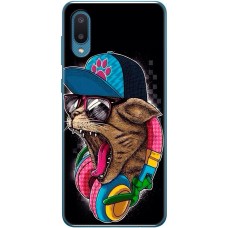 Чохол для Samsung Galaxy A02 (A022) MixCase звірі стильний кіт