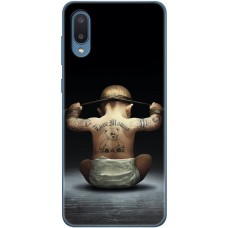 Чохол для Samsung Galaxy A02 (A022) MixCase спорт принт малюк боєць