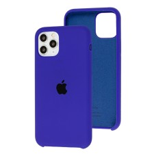 Чохол Silicone для iPhone 11 Pro case блискучий синій