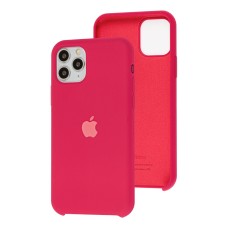 Чохол Silicone для iPhone 11 Pro case червона троянда