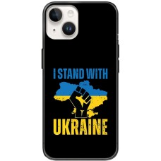 Чохол для iPhone 15 MixCase патріотичний "I stand with Ukraine"