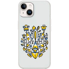 Чохол для iPhone 15 MixCase патріотичні герб із квітів