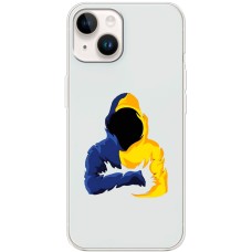 Чохол для iPhone 15 MixCase патріотичні синьо-жовті кольори