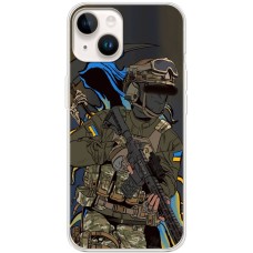 Чохол для iPhone 15 MixCase патріотичні військовий