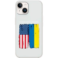 Чохол для iPhone 15 MixCase патріотичні прапори