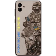 Чохол для Samsung Galaxy A04e (A042) MixCase патріотичні українські герої