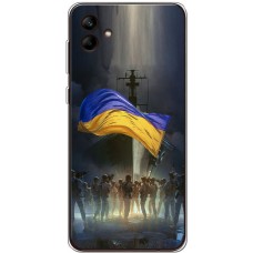 Чохол для Samsung Galaxy A04e (A042) MixCase патріотичні палити ворога