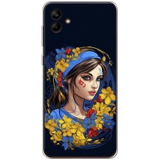 Чохол для Samsung Galaxy A04e (A042) MixCase патріотичні українка в квітах