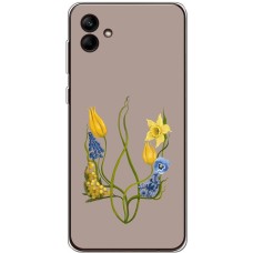 Чохол для Samsung Galaxy A04e (A042) MixCase патріотичні квіти у формі герба