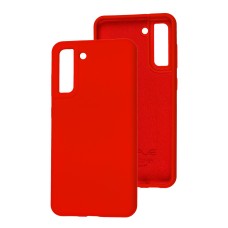 Чохол для Samsung Galaxy S21 FE (G990) Wave Full red
