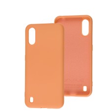 Чохол для Samsung Galaxy A01 (A015) Wave colorful peach