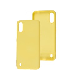 Чохол для Samsung Galaxy A01 (A015) Wave colorful yellow