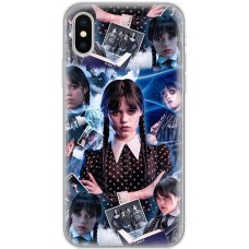 Чохол для iPhone Xs Max Mixcase Венздей колаж детектив