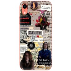 Чохол для iPhone Xr Mixcase Венздей колаж Ксавьє Торп