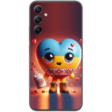 Чохол для Samsung Galaxy A04S (A047) MixCase асорті Серце орнамент