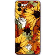 Чохол для Samsung Galaxy A04 (A045) MixCase осінь гарбузи і соняшники