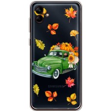 Чохол для Samsung Galaxy A04 (A045) MixCase осінь авто з гарбузами