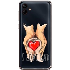 Чохол для Samsung Galaxy A04 (A045) MixCase День батька I Love Dad