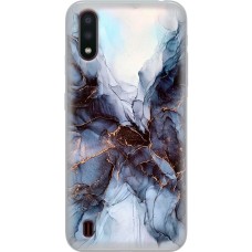 Чохол для Samsung Galaxy A01 (A015) MixCase мармур темно-бірюзовий