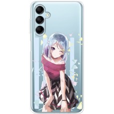 Чохол з аніме для Samsung Galaxy M14 (M146) Mixcase дівчинка підморгує