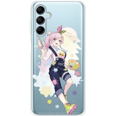 Чохол з аніме для Samsung Galaxy M14 (M146) Mixcase дівчинка рожеве волосся