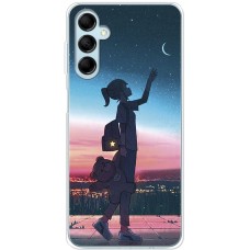 Чохол з аніме для Samsung Galaxy M14 (M146) Mixcase дівчинка з ведмедиком