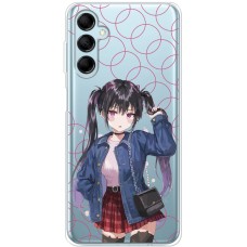 Чохол з аніме для Samsung Galaxy M14 (M146) Mixcase аніме дівчинка з кісками