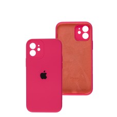 Чохол для iPhone 12 Square Full camera shiny pink