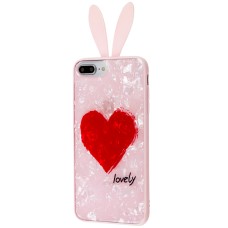 Чохол для iPhone 7 Plus / 8 Plus Blood of Jelly Rabbit ears "lovely"