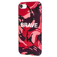 Чохол Ibasi and Coerд ля iPhone 7/8 матове покриття brave червоний