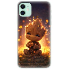 Чохол для iPhone 11 MixCase асорті маленький Грут