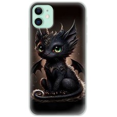 Чохол для iPhone 11 MixCase асорті чорний дракоша