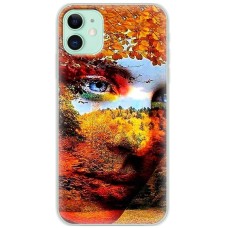 Чохол для iPhone 11 MixCase асорті обличчя осені
