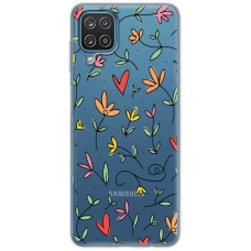 Чохол для Samsung Galaxy M33 (M336) Mixcase квіти квіточки - листочки