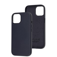Чохол для iPhone 15 WAVE Premium leather MagSafe ink