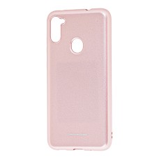 Чохол для Samsung Galaxy A11 / M11 Molan Cano глянець рожево-золотистий