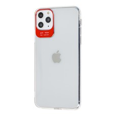 Чохолд для iPhone 11 Pro Epic clear прозорий/червоний