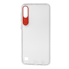 Чохол для Samsung Galaxy A10 (A105) Epic clear прозорий/червоний