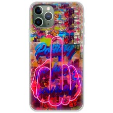 Чохол для iPhone 11 Pro Max MixCase графіті pink hand