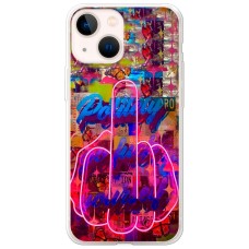 Чохол для iPhone 13 mini MixCase графіті pink hand