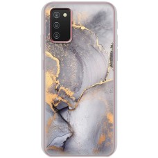 Чохол для Samsung Galaxy A02s (A025) MixCase мармур сірий