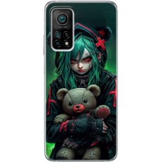 Чохол з аніме для Xiaomi Mi 10T / Mi 10T Pro Mixcase дівчинка і ведмедик