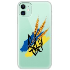 Чохол для iPhone 11 MixCase патріотичні герб із колосками