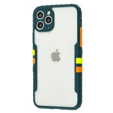 Чохол для iPhone 11 Pro Armor clear зелений