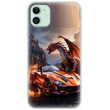 Чохол для iPhone 12 mini MixCase машини неон дракон
