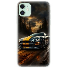 Чохол для iPhone 12 mini MixCase машини неон Ford Mustang