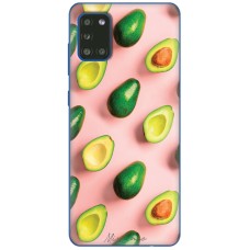 Чохол для Samsung Galaxy A31 (A315) Mixcase авокадо на рожевому